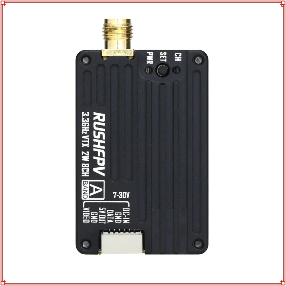 2026 New RUSHFPV 3.3G 2W VTX T - Fpv Drone Receiver review and price