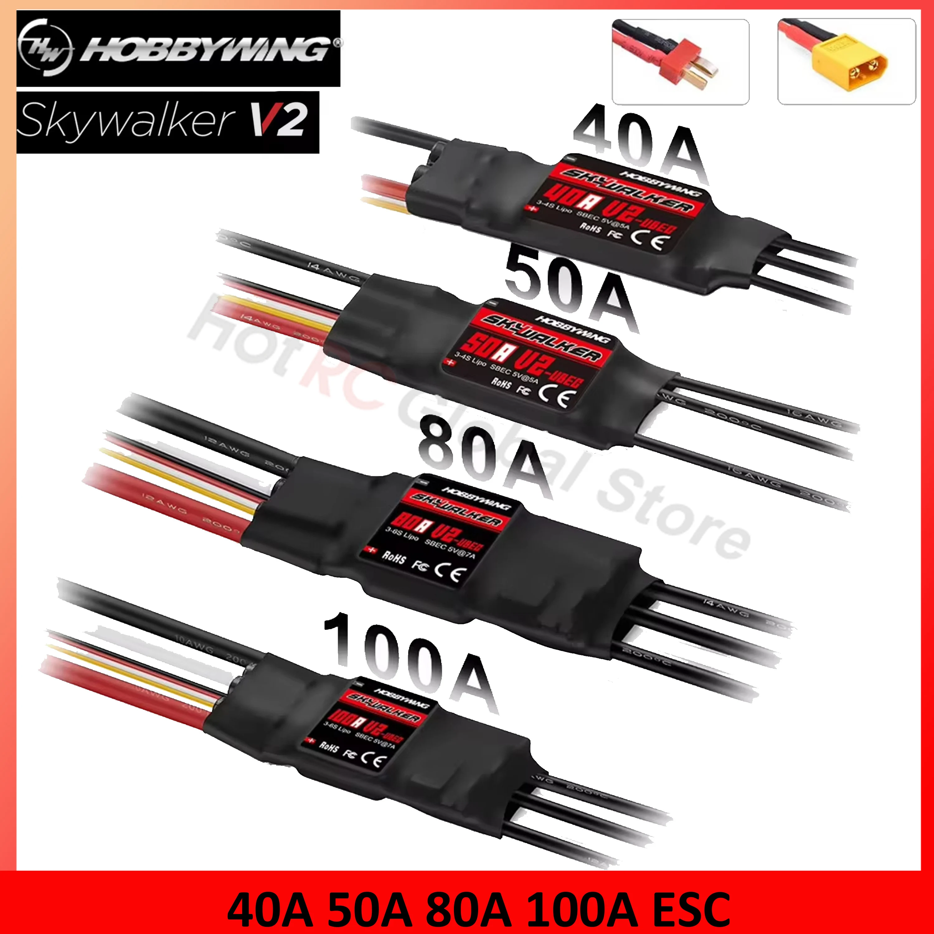 HOBBYWING Skywalker V2 Series  - Fpv Drone Esc review and price