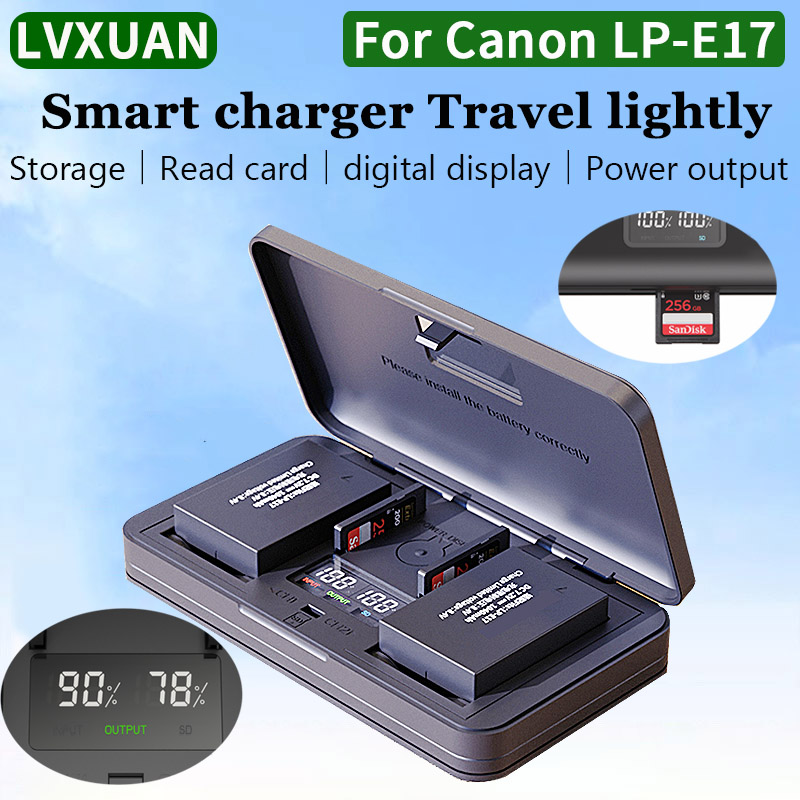 LVXUAN LP-E17 Battery Charger, - Canon Camera Eos R8 review and price