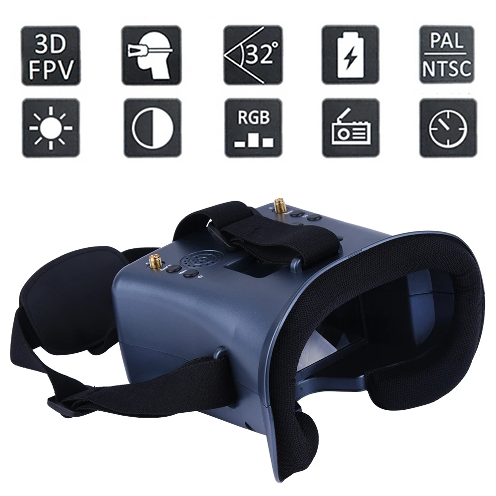 5.8G 40CH 4.3 Inch 800*480 Vid - Fpv Drone Goggles review and price
