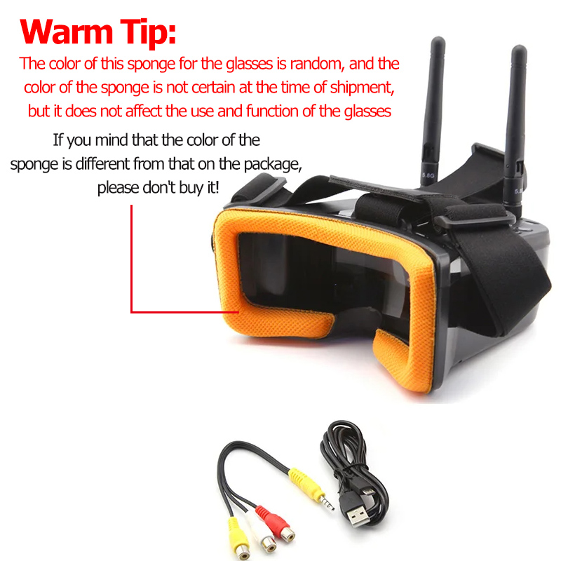 VR009 FPV Video Goggles 3Inch  - Fpv Drone Goggles review and price